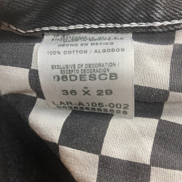 Vintage Wrangler Dale Earnhardt 3 Jeans Black Wash Denim Mens 36x29 - Picture 13 of 15